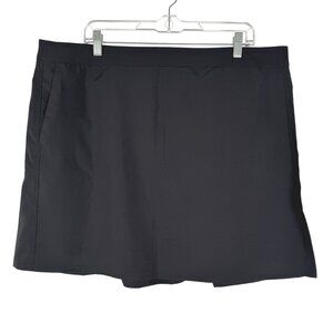 Ripskirt Wrap Skirt Cover Up 2XL Black Solid Polyester Spandex Beach NWT SS-2140